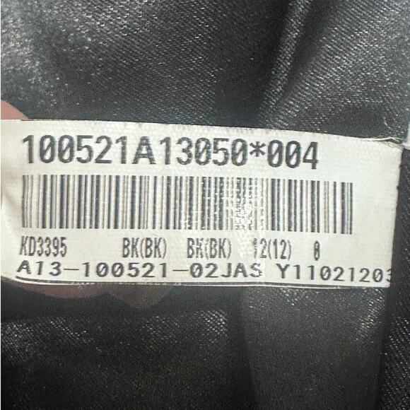 Jade Courture by Jasmine Bridal Black One Shoulder Gown with Boning EUC SZ 12 - Picture 8 of 11